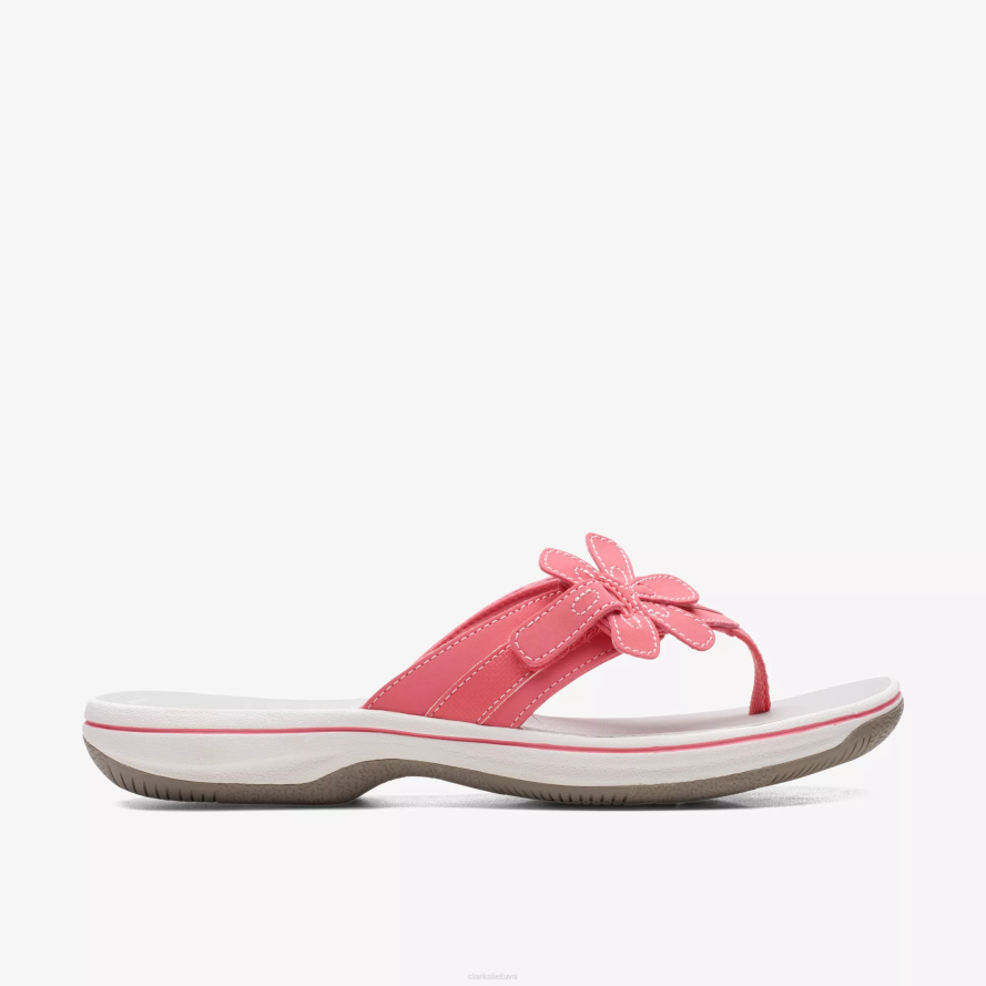 Clarks brinkley flora H2XV161 ryškus koralas