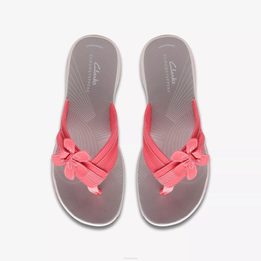 Clarks brinkley flora H2XV161 ryškus koralas