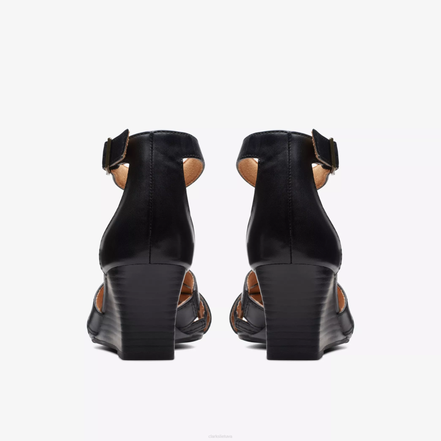 Clarks cielo žavesio H2XV173 juoda oda