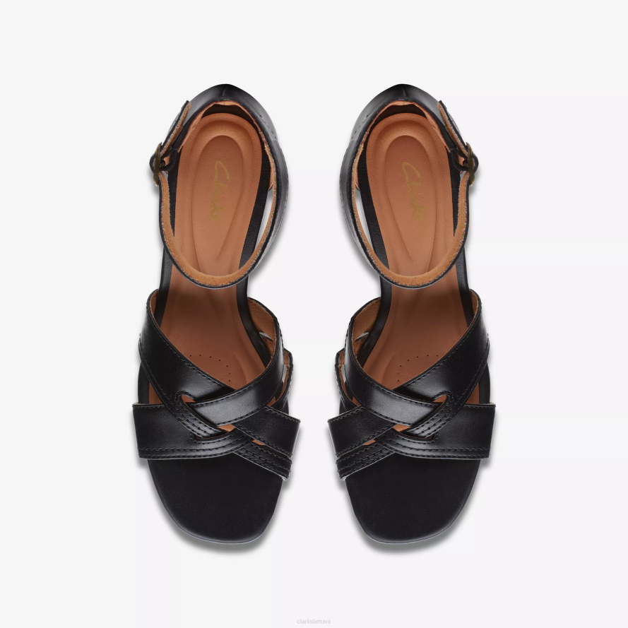 Clarks cielo žavesio H2XV173 juoda oda