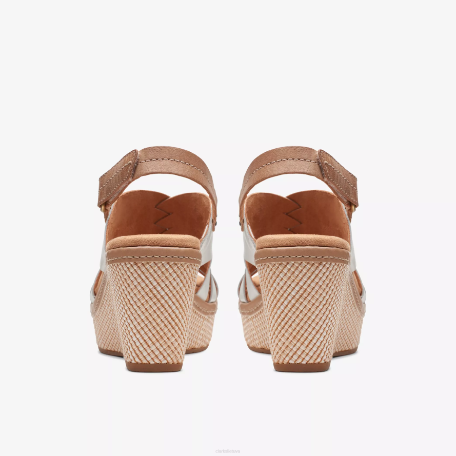 Clarks elleri malonė H2XV171 balta oda