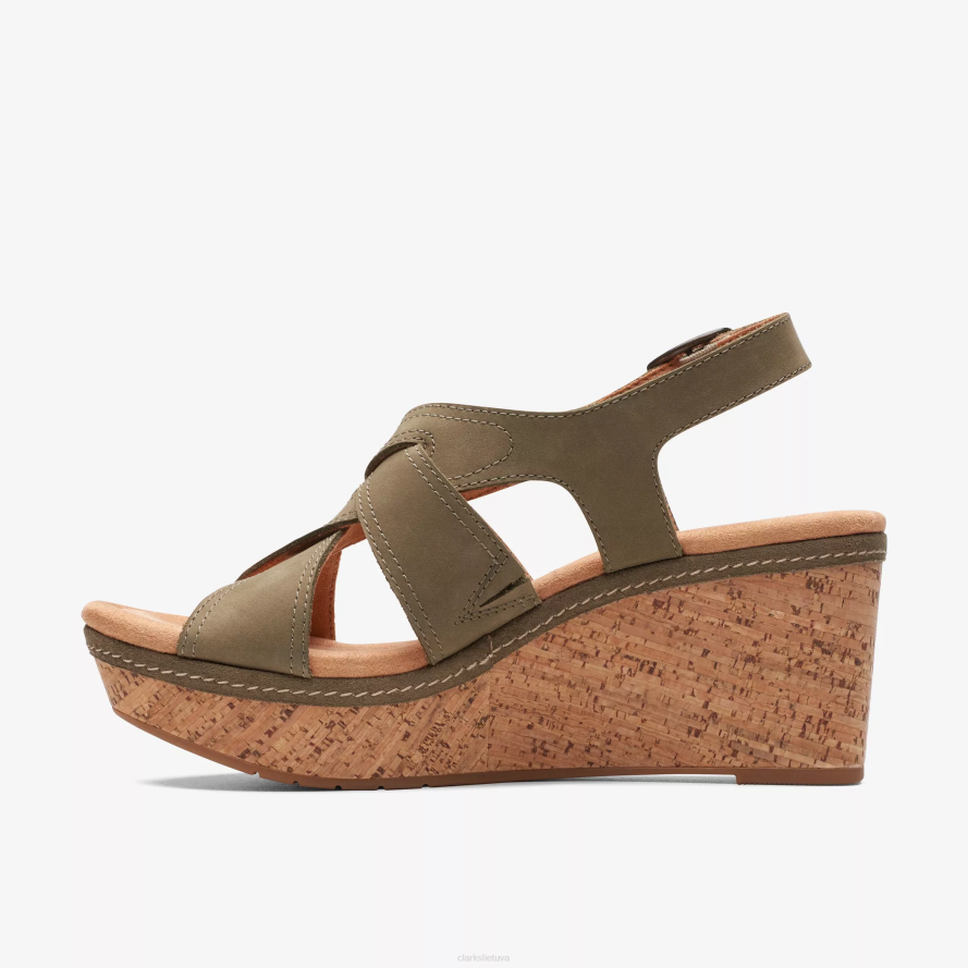 Clarks elleri rae H2XV150 alyvuogių nubukas