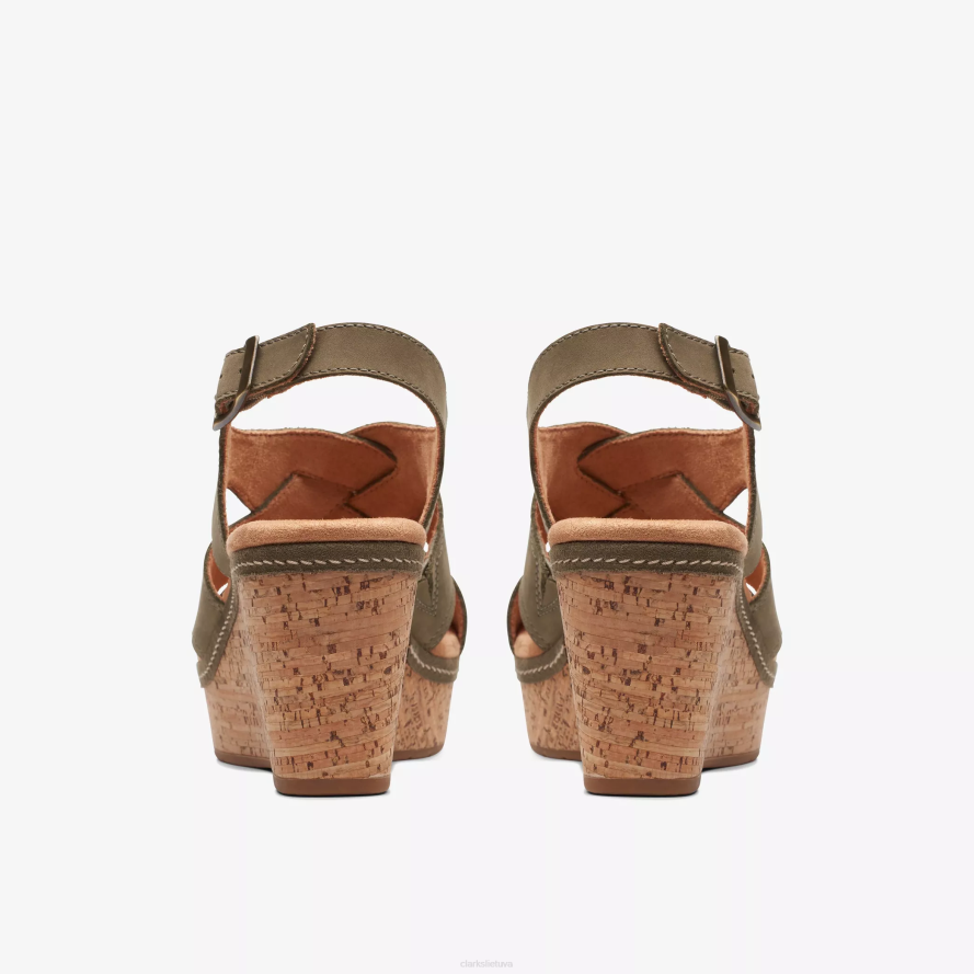 Clarks elleri rae H2XV150 alyvuogių nubukas