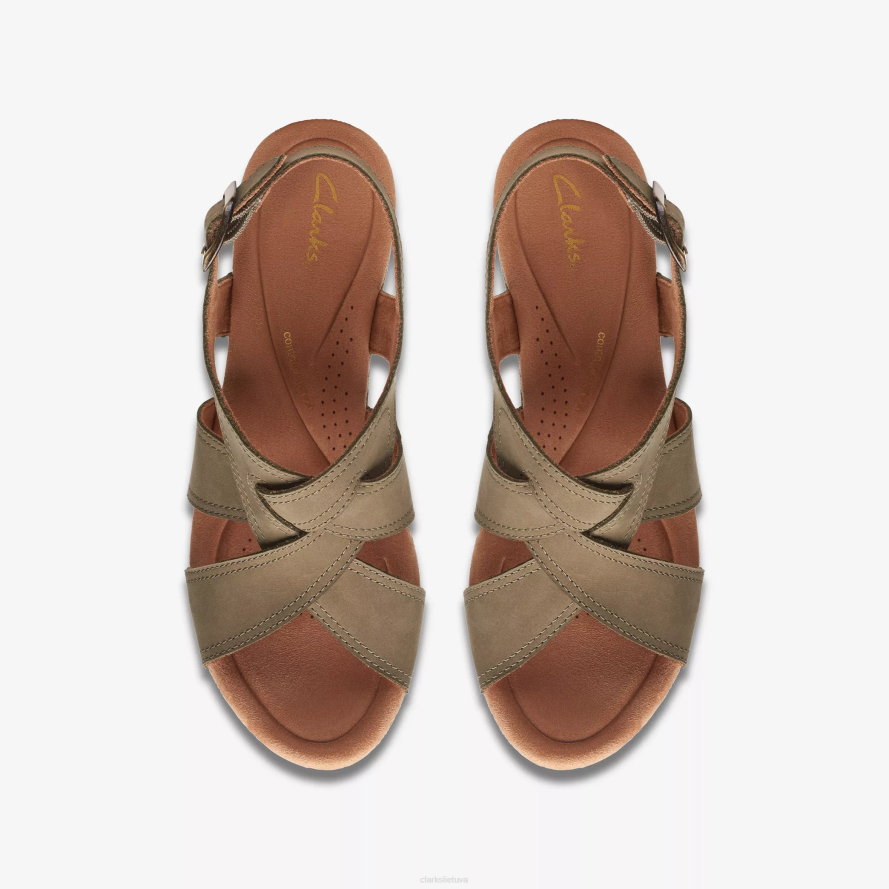 Clarks elleri rae H2XV150 alyvuogių nubukas