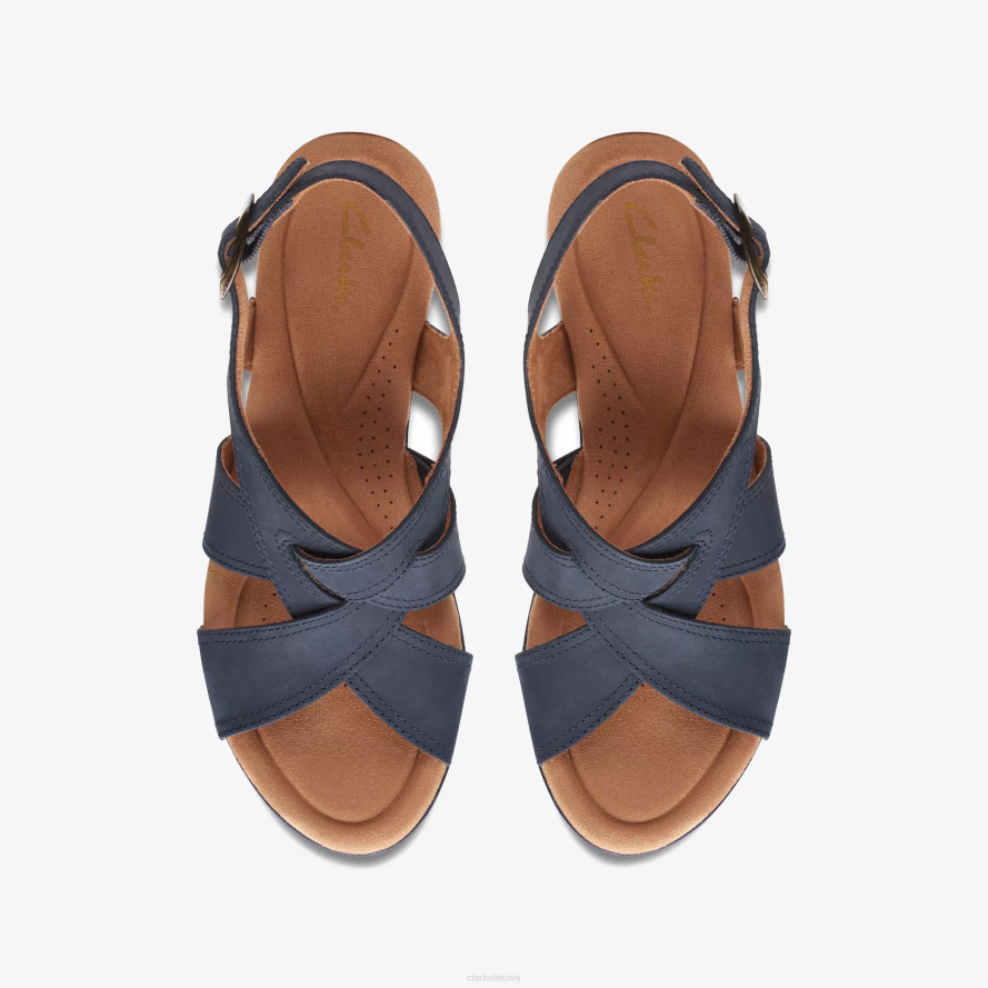 Clarks elleri rae H2XV151 jūrinis nubukas