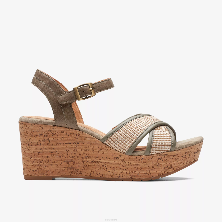 Clarks elleri slyva H2XV174 alyvuogių odos