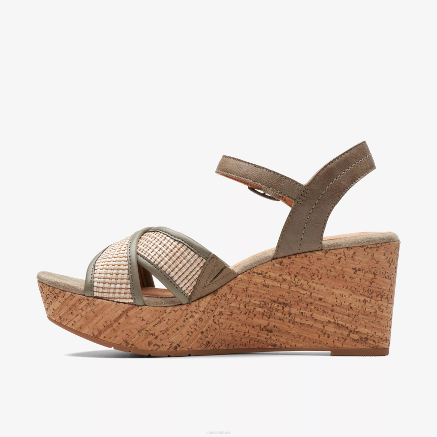 Clarks elleri slyva H2XV174 alyvuogių odos