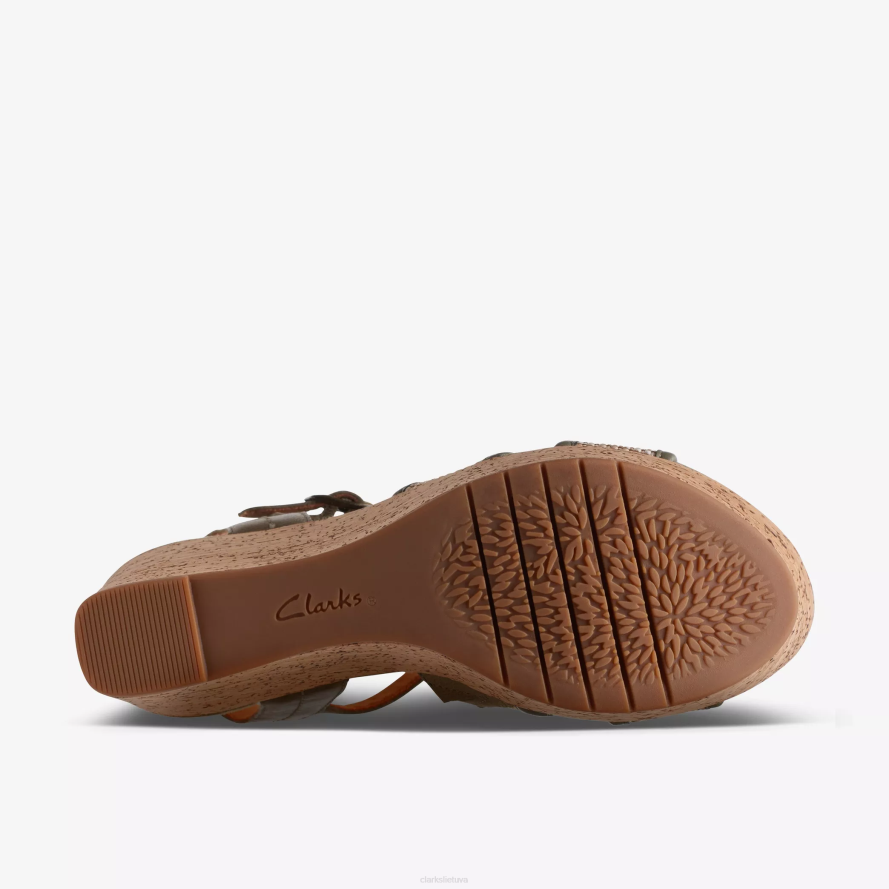 Clarks elleri slyva H2XV174 alyvuogių odos