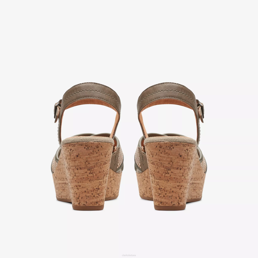 Clarks elleri slyva H2XV174 alyvuogių odos