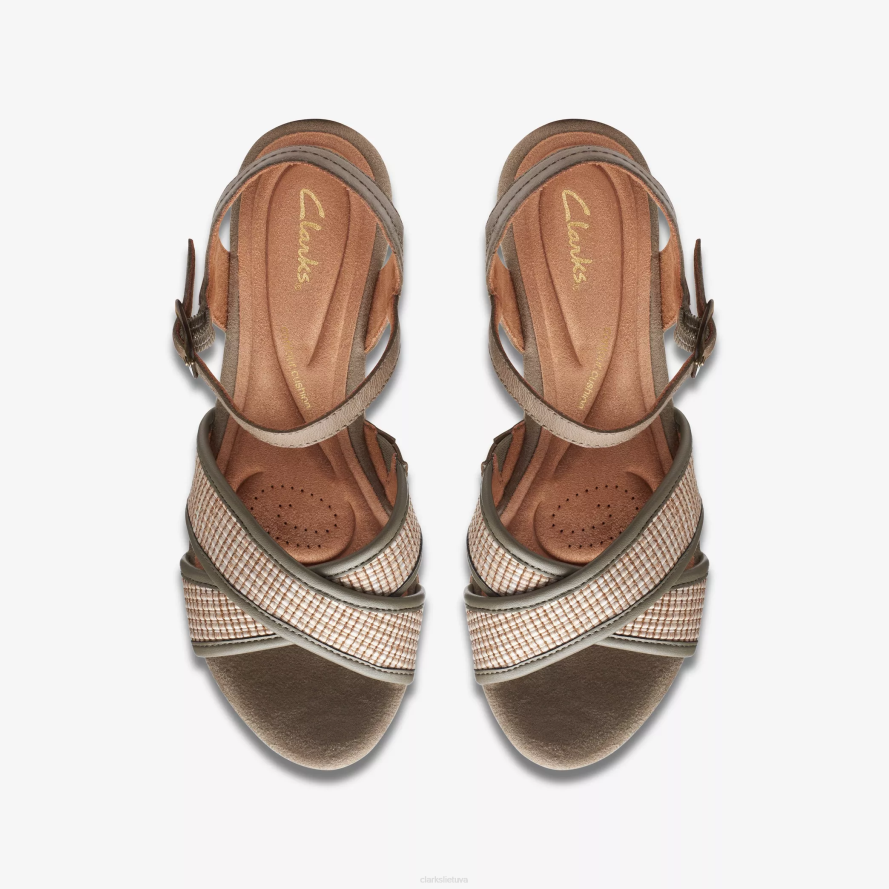 Clarks elleri slyva H2XV174 alyvuogių odos