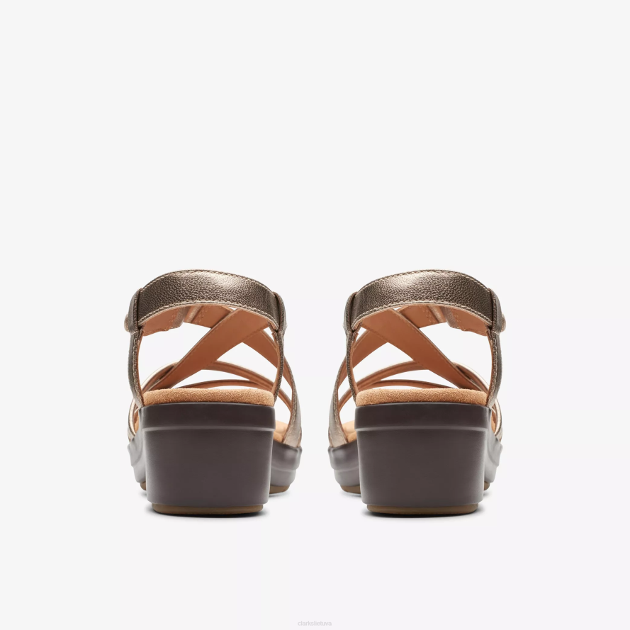 Clarks gali H2XV35 metalinė oda