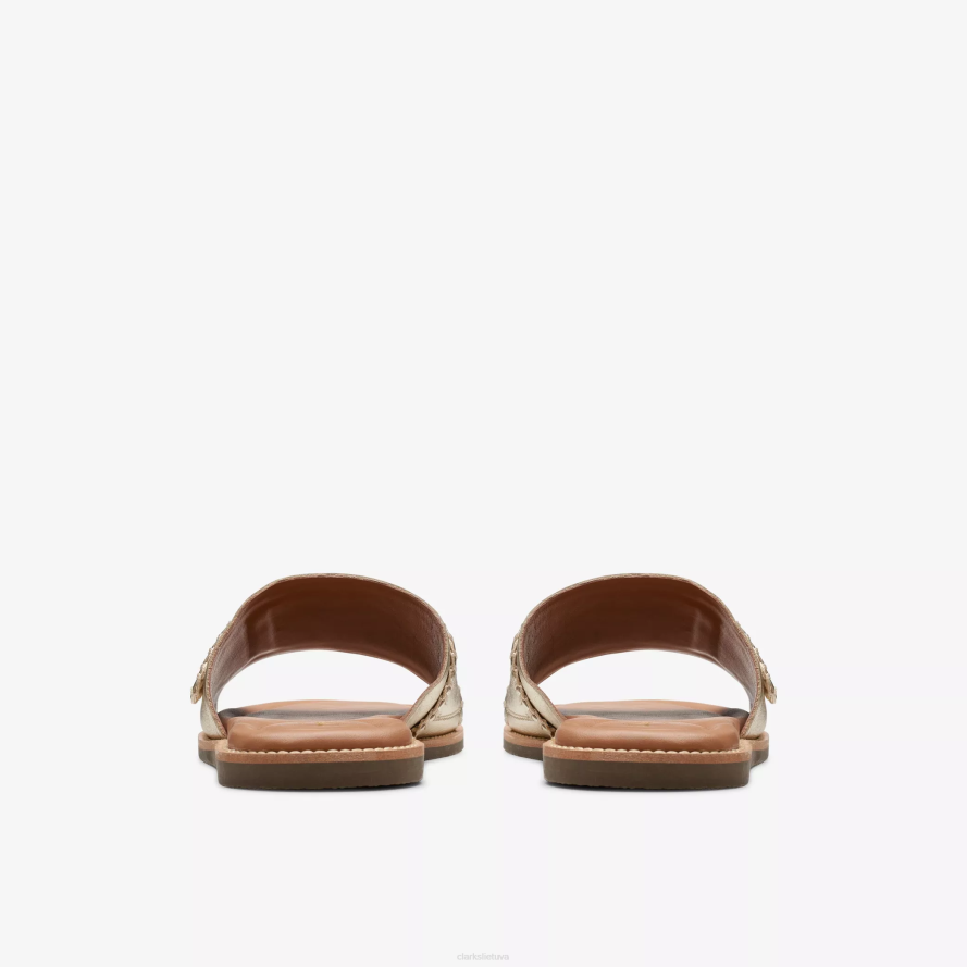 Clarks jūrinis mulas H2XV105 šampano oda