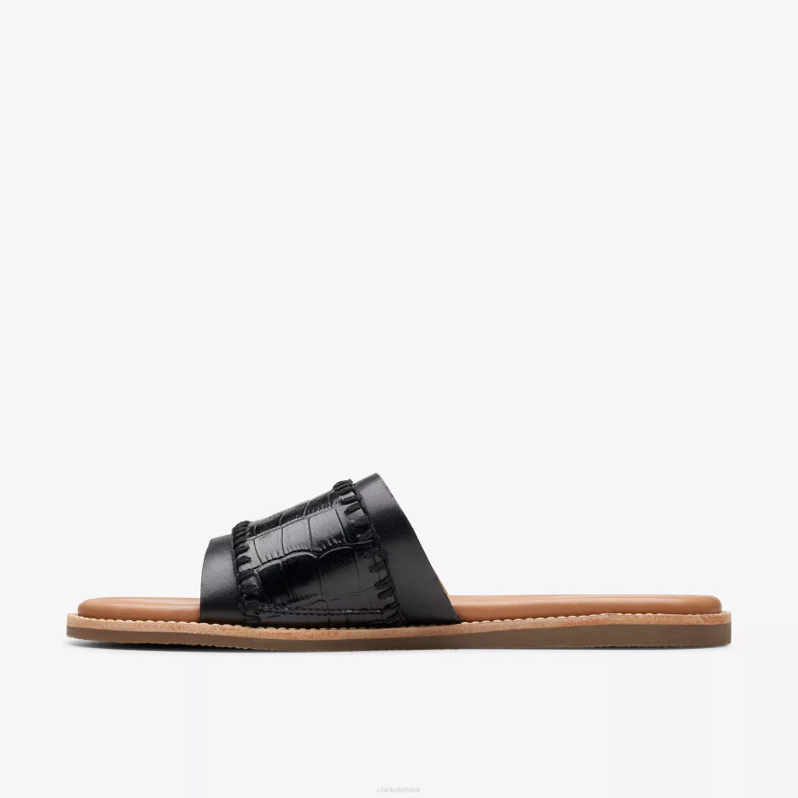 Clarks jūrinis mulas H2XV106 juodas palūkanas