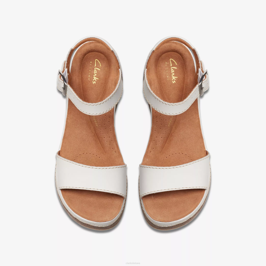 Clarks kasandos lelija H2XV10 beveik baltos odos