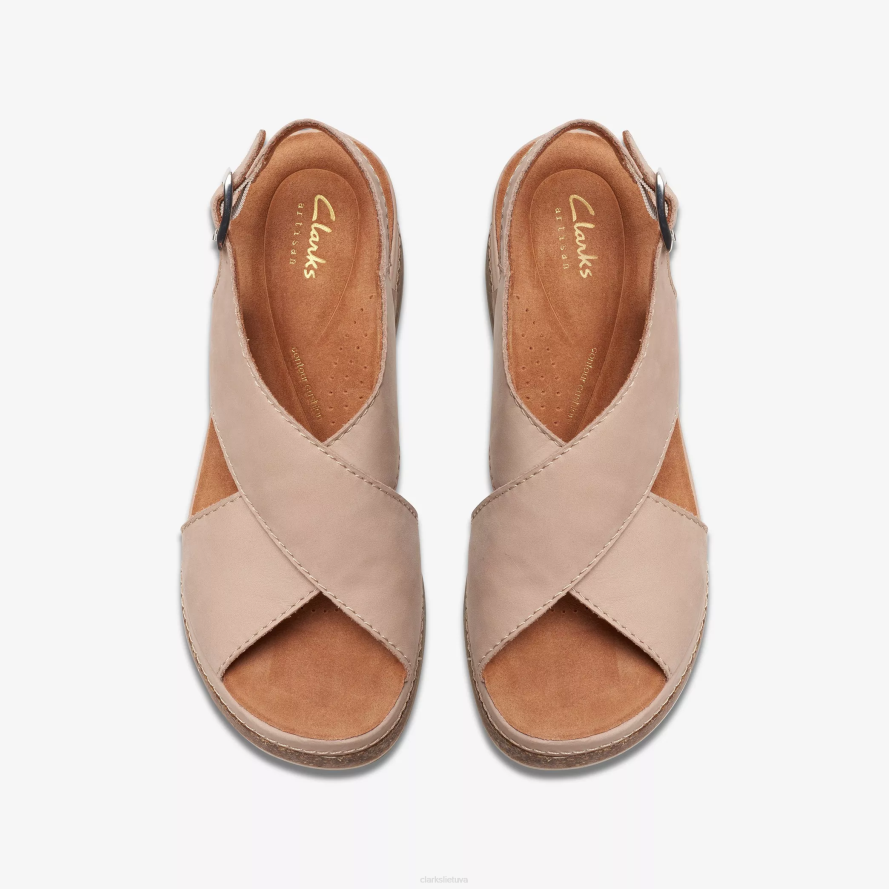 Clarks kassandos žingsnis H2XV5 smėlio nubukas