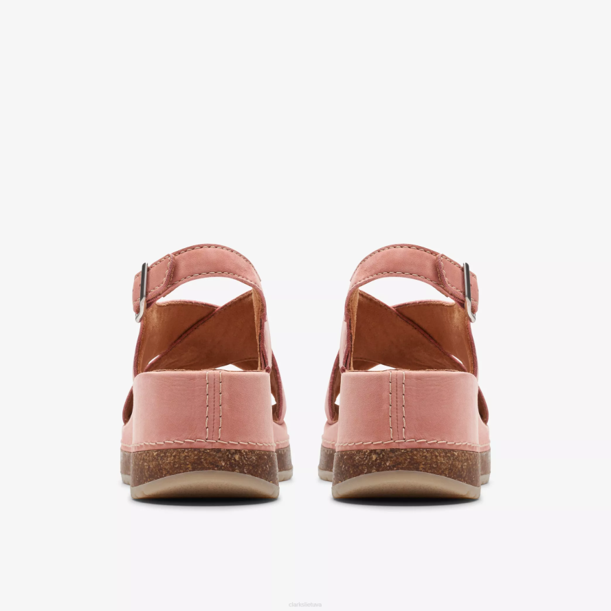Clarks kassandos žingsnis H2XV7 persikų nubukas