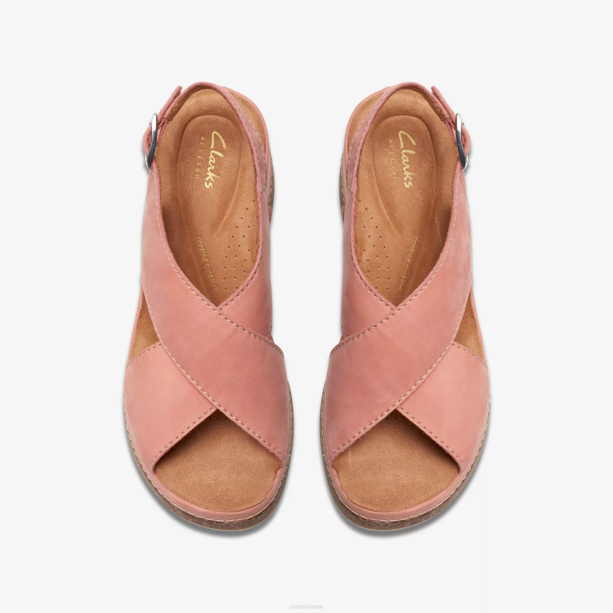 Clarks kassandos žingsnis H2XV7 persikų nubukas