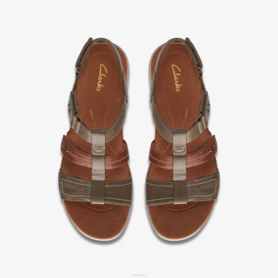 Clarks kietas žingsnis H2XV146 alyvuogių derinys