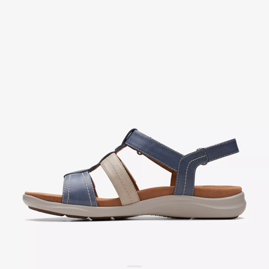 Clarks kietas žingsnis H2XV148 džinsinio audinio derinys