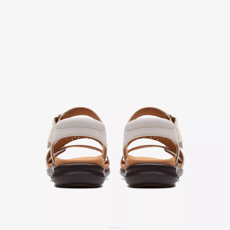 Clarks kietu būdu H2XV156 balta oda