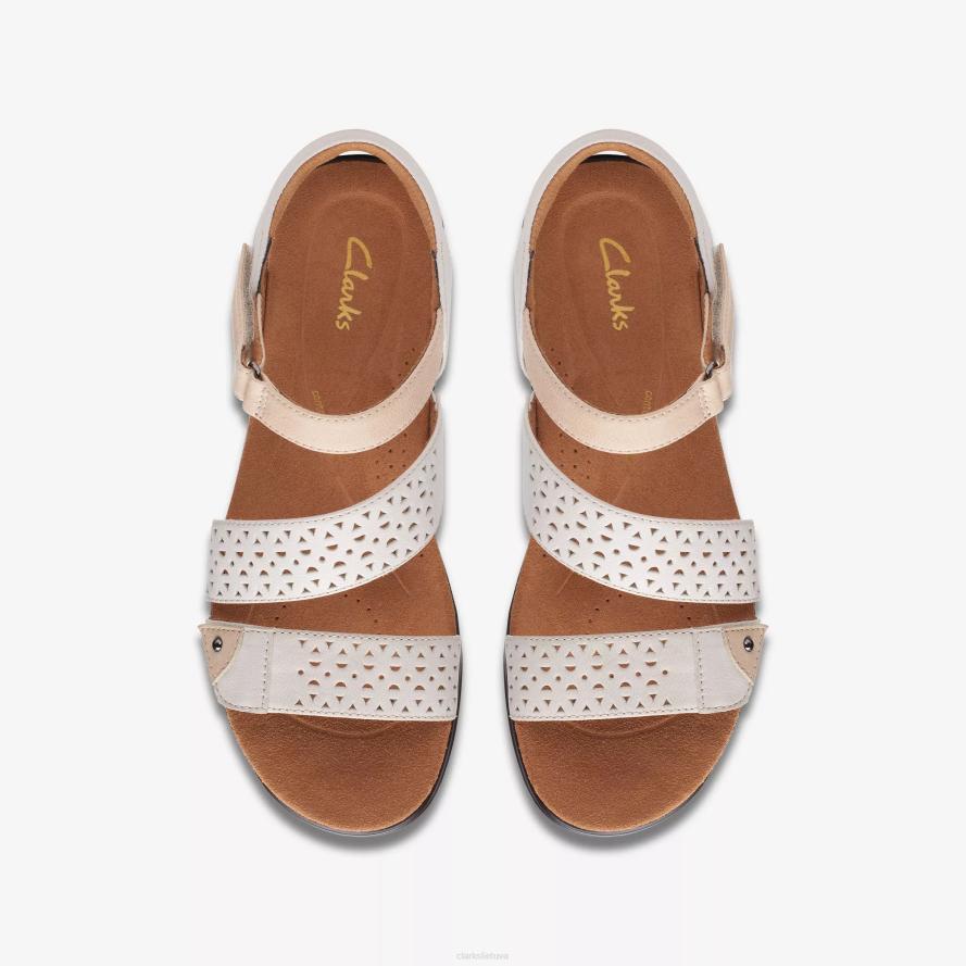 Clarks kietu būdu H2XV156 balta oda
