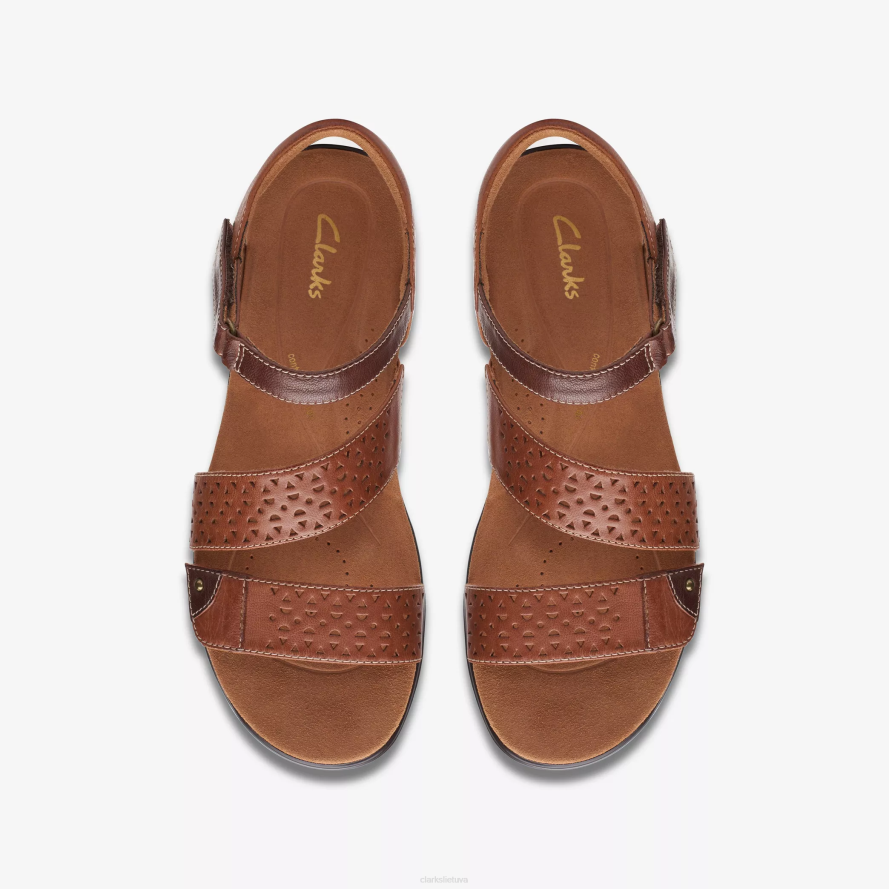 Clarks kietu būdu H2XV46 rudos odos
