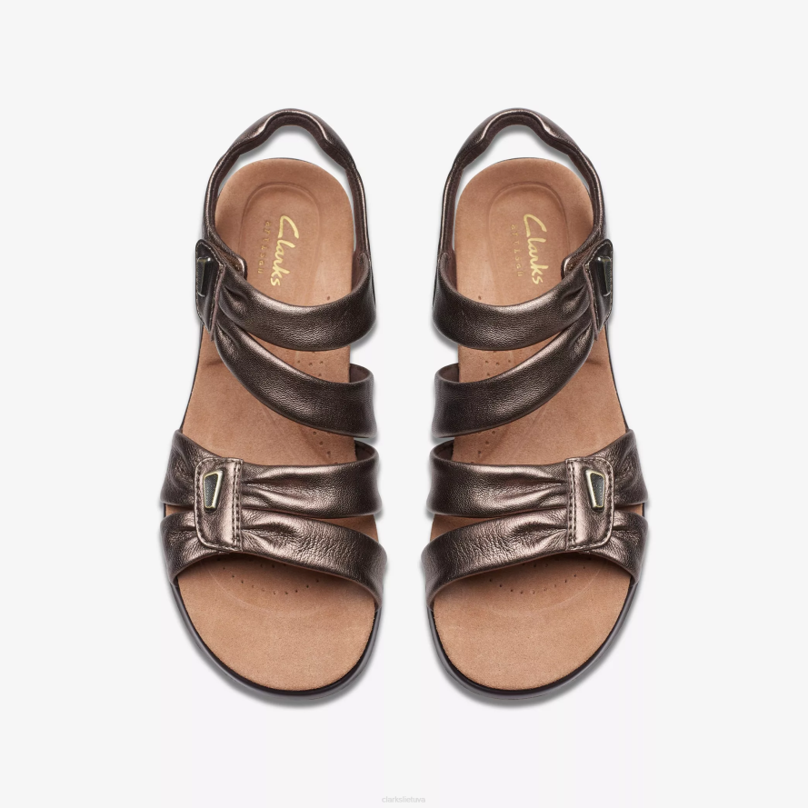 Clarks kitly pr H2XV52 bronzinė oda