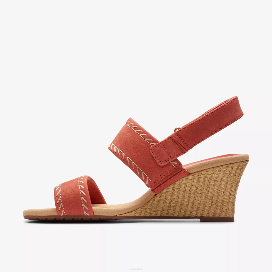 Clarks kyarra rožė H2XV41 skaistalai nubukas