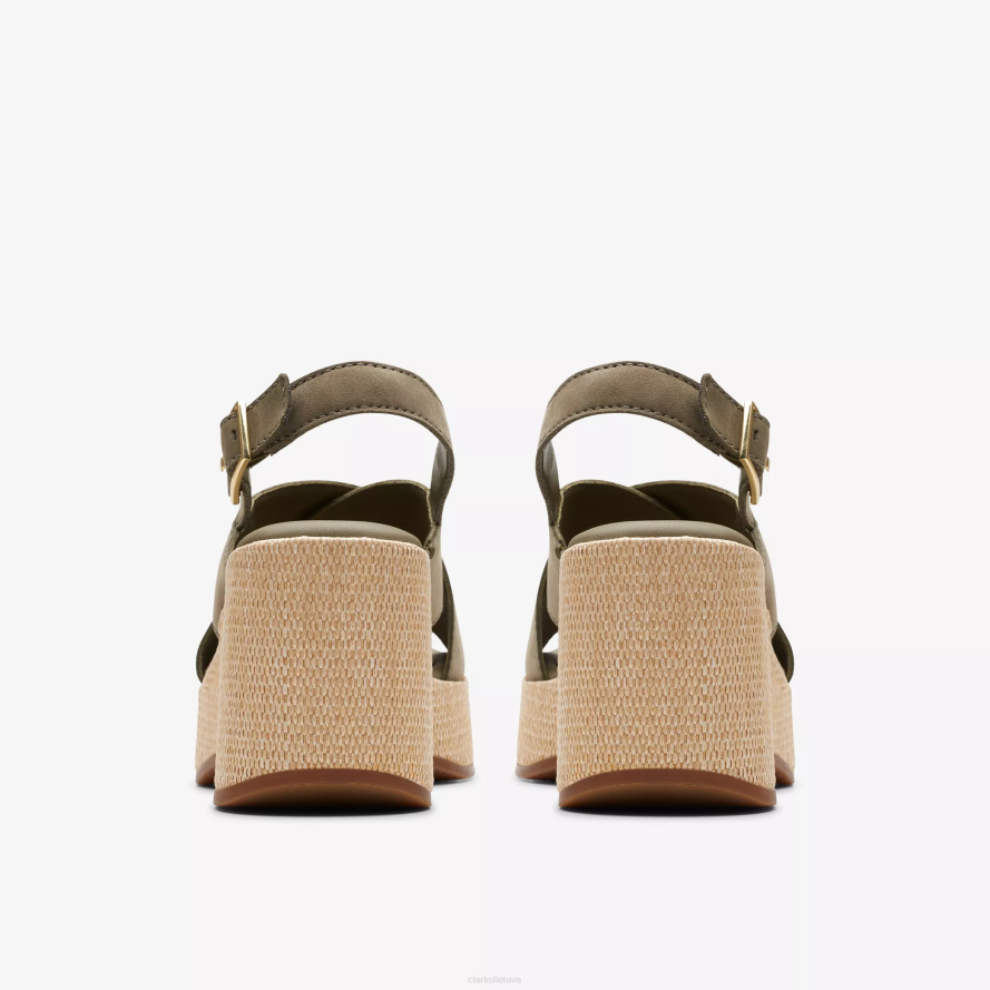 Clarks mano noras H2XV126 alyvuogių nubukas