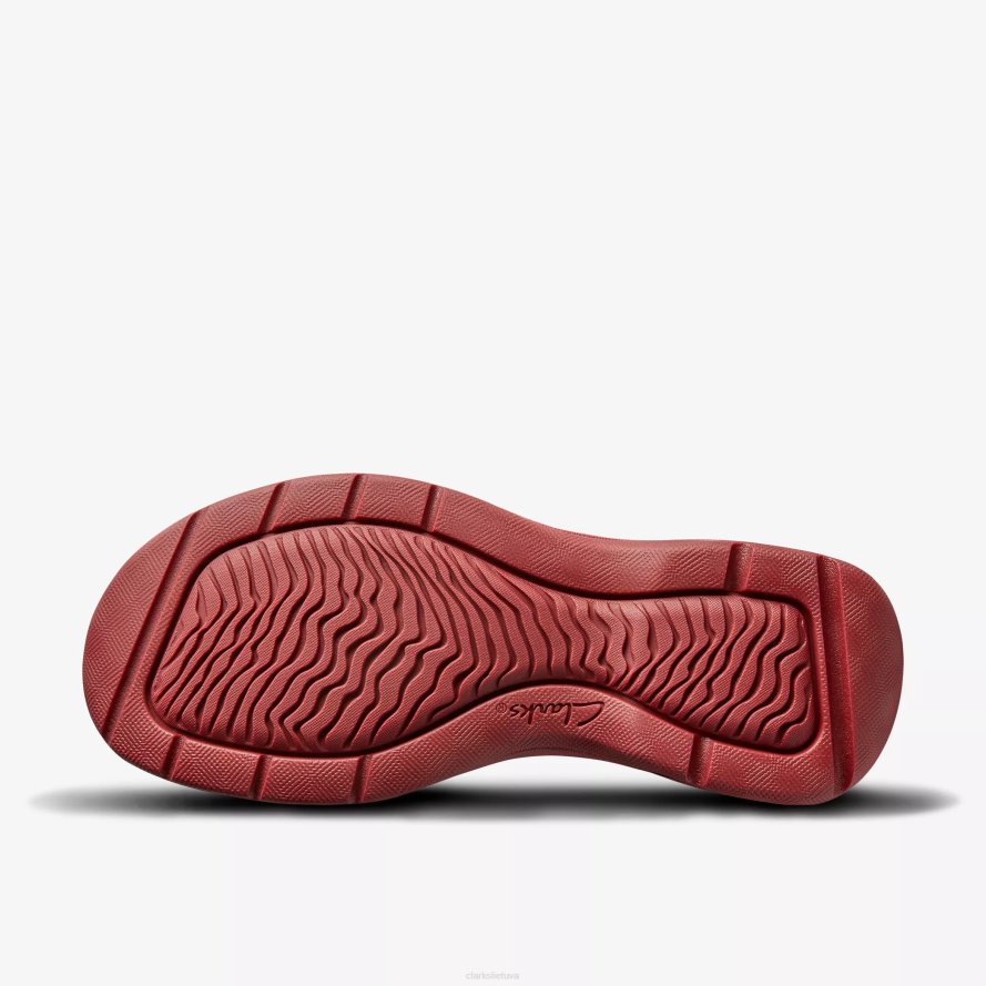 Clarks martine rose moteriškas sandalas 2 H2XV181 jaučio kraujo tekstilė