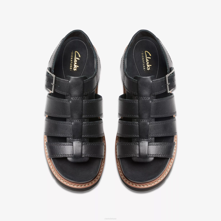 Clarks oriannos sukimas H2XV123 juoda oda