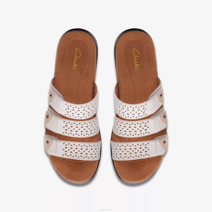 Clarks pasivaikščiojimas H2XV143 baltas