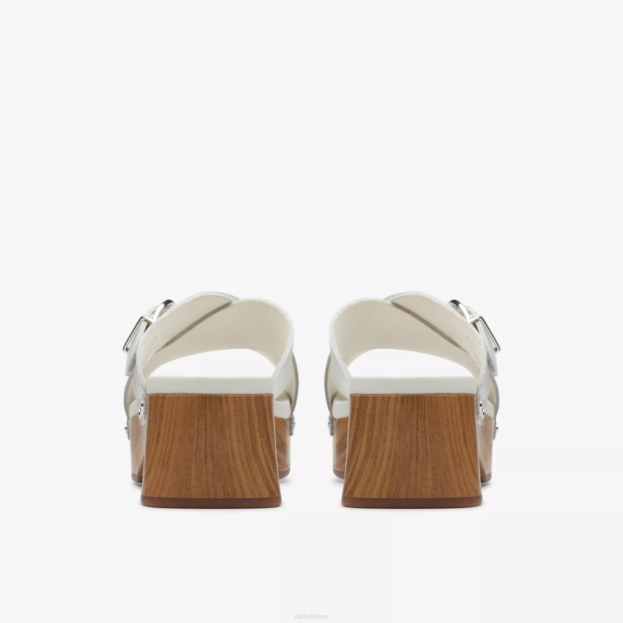 Clarks sivanne vaikščioti H2XV67 beveik baltos odos