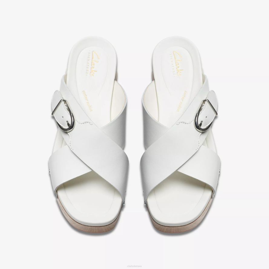 Clarks sivanne vaikščioti H2XV67 beveik baltos odos