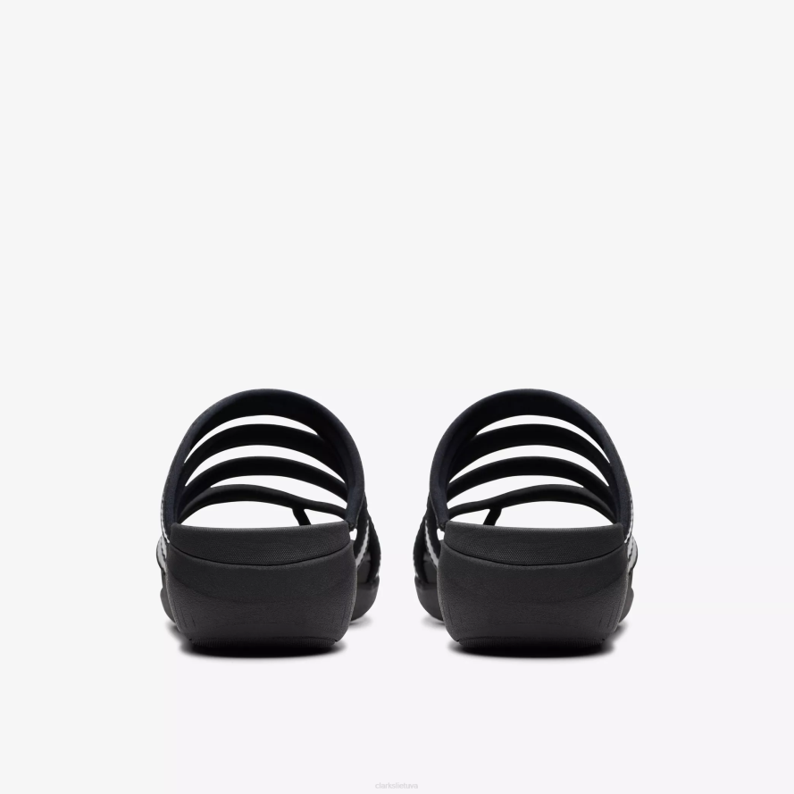 Clarks slysti sveiki rainelė H2XV77 juodas patentas