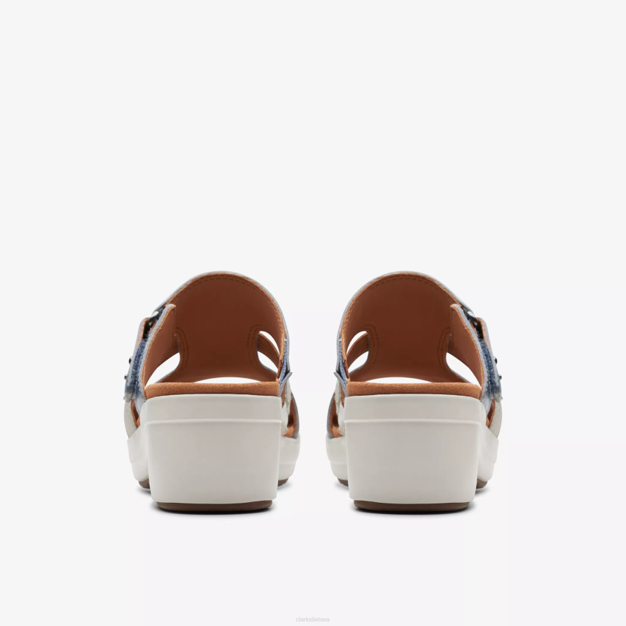 Clarks tuleah jane H2XV4 džinsinio audinio derinys