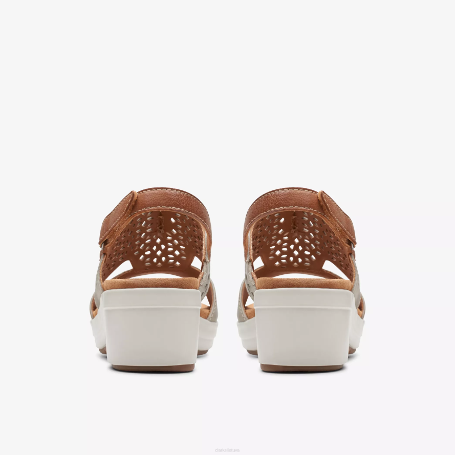 Clarks tuleah saulė H2XV33 akmens oda