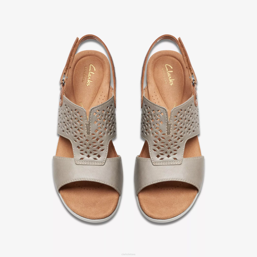 Clarks tuleah saulė H2XV33 akmens oda