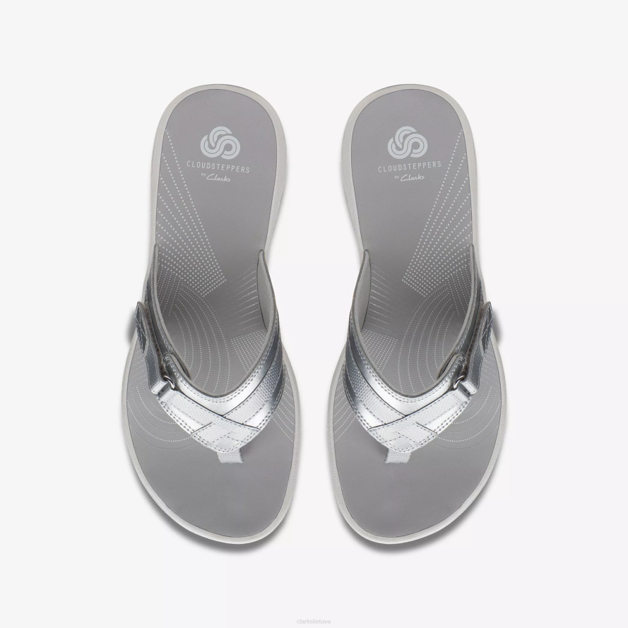 Clarks vėjo jūra H2XV142 sidabro sintetika