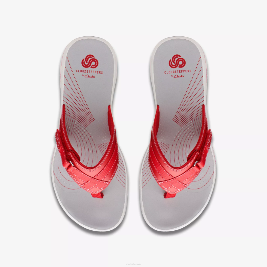 Clarks vėjo jūra H2XV166 raudona sintetika