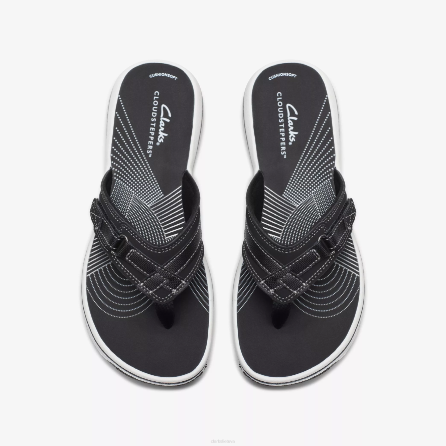 Clarks vėjo jūra H2XV169 juoda sintetika