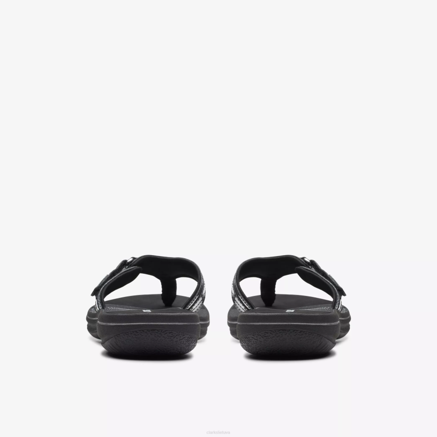 Clarks vėjo jūra H2XV56 juodas patentas