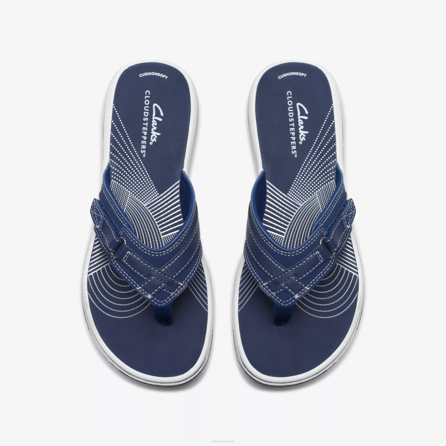 Clarks vėjo jūra H2XV78 tamsiai mėlyna sintetika