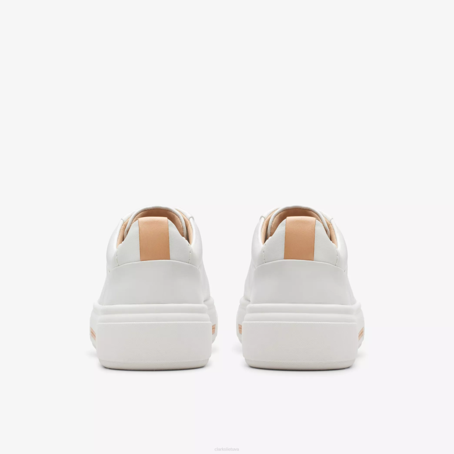 Clarks Hollyhock pasivaikščiojimas H2XV316 beveik baltos odos