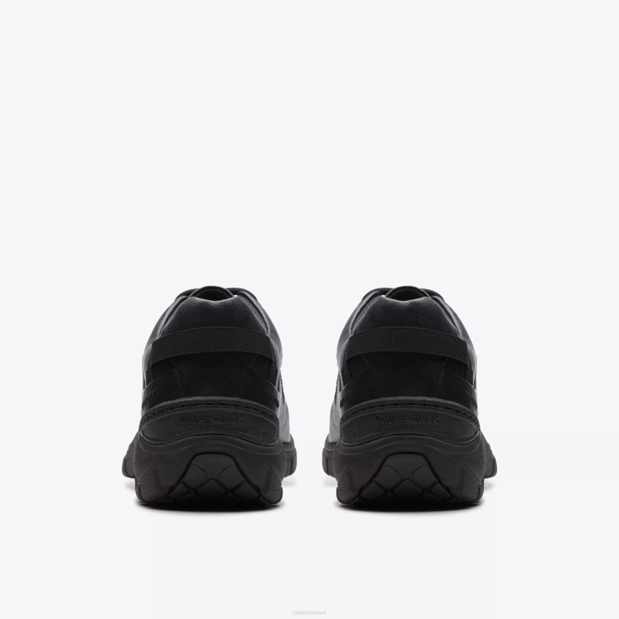 Clarks bangų diapazonas H2XV345 juoda oda