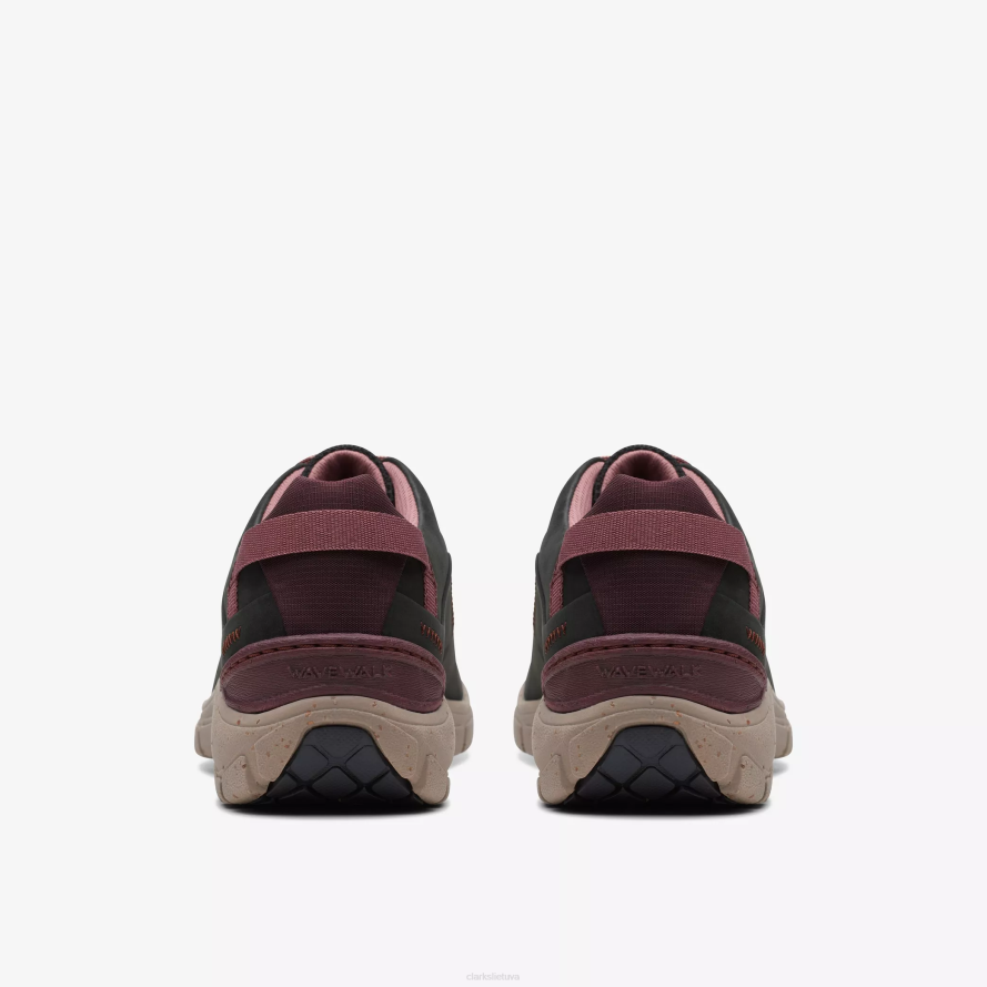 Clarks bangų diapazonas H2XV370 juodas derinys