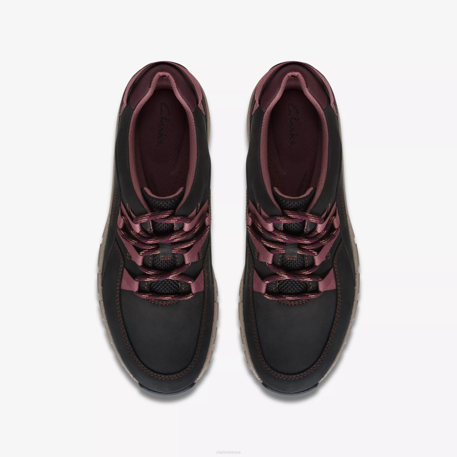 Clarks bangų diapazonas H2XV370 juodas derinys