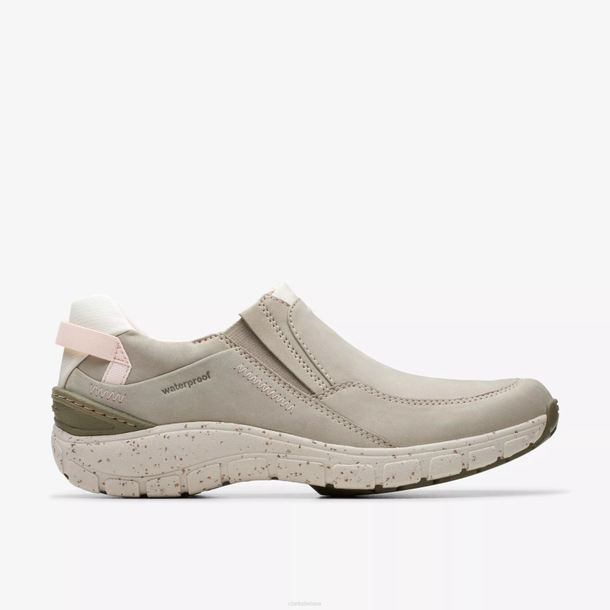 Clarks bangų plynaukštė H2XV339 akmens nubukas