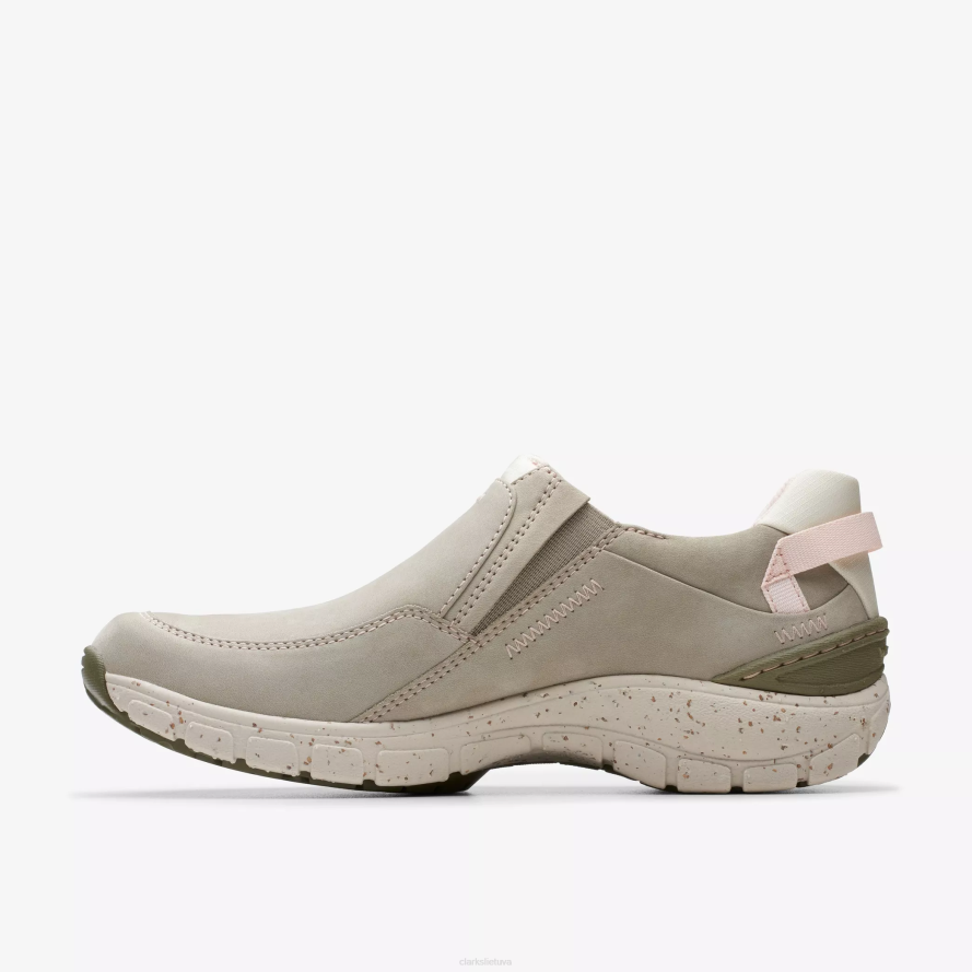 Clarks bangų plynaukštė H2XV339 akmens nubukas