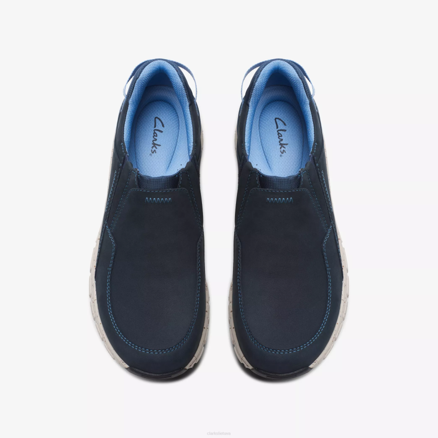 Clarks bangų plynaukštė H2XV341 jūrinis nubukas